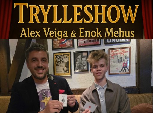 Trylleshow med Alex Veiga og Enok M på Kom Heim